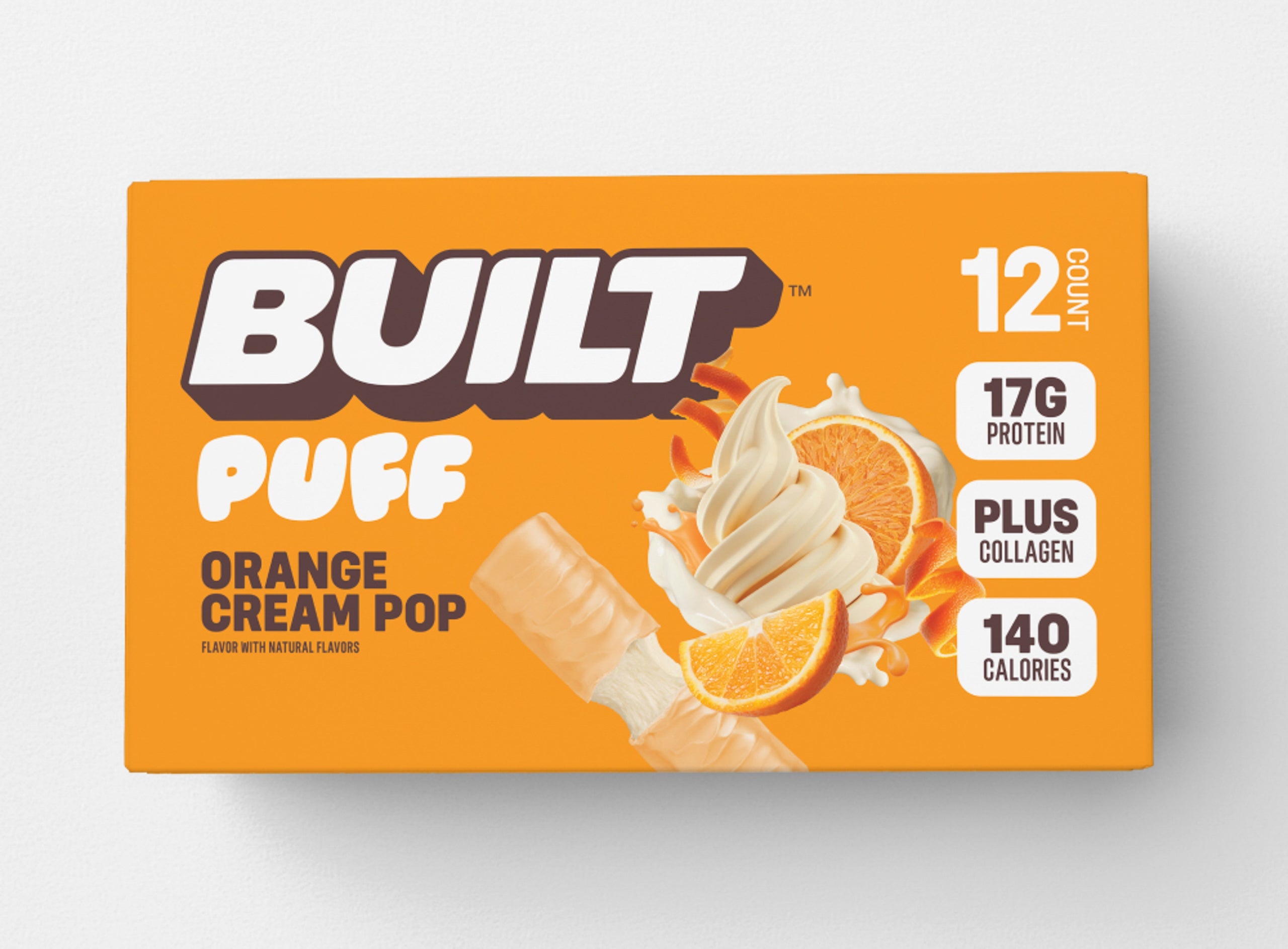 Orange Cream Pop Puff